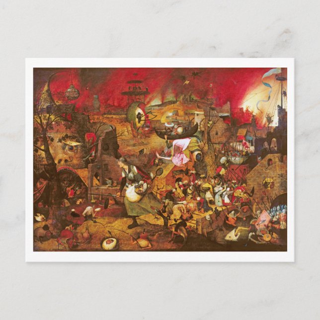 Carte Postale Mad Meg (Dull Gret), Pieter Bruegel (Devant)