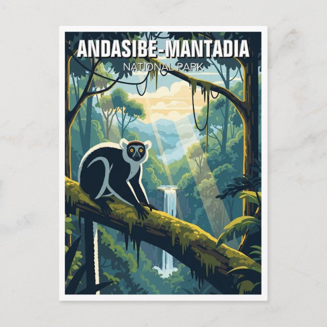 Carte Postale Madagascar Andasibe-Mantadia Parc National Voyage (Devant)