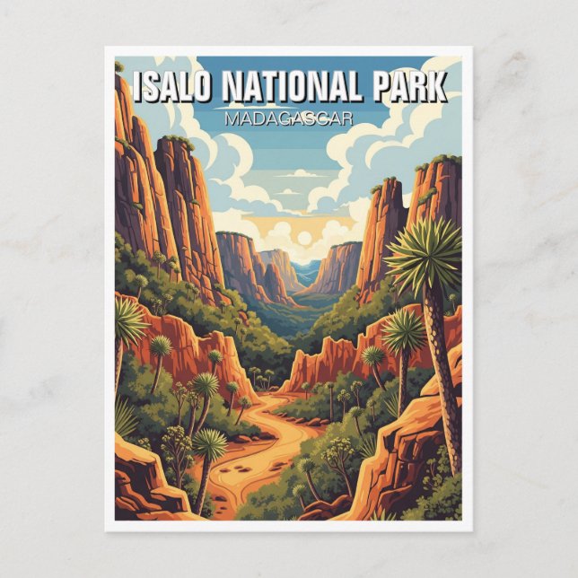 Carte Postale Madagascar Isalo National Park Travel (Devant)