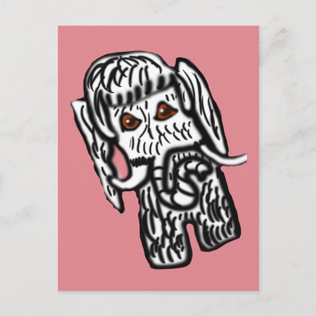 Carte Postale Madalynne La Mammoth (Devant)