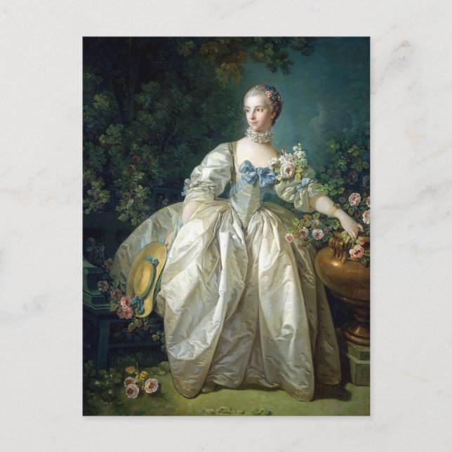 Carte Postale Madame Bergeret 1766 Boucher (Devant)