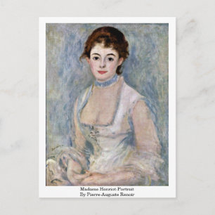 Carte Postale Madame Henriot-Portrait Par Pierre-Auguste Renoir
