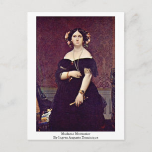 Carte Postale Madame Moitessier Par Ingres Auguste Dominique