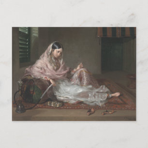 Carte Postale Madame musulmane Reclining By Francesco Renaldi