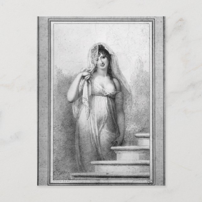 Carte Postale Madame Recamier (Devant)