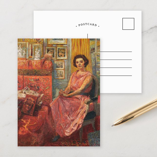 Carte Postale Madame Reine Bénard | Édouard Vuillard (Créateur téléchargé)