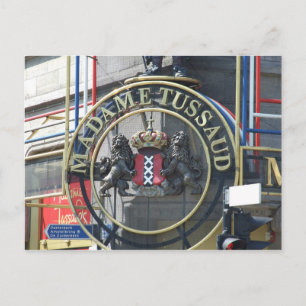 Carte postale Madame Tussaud Amsterdam, Pays-Bas