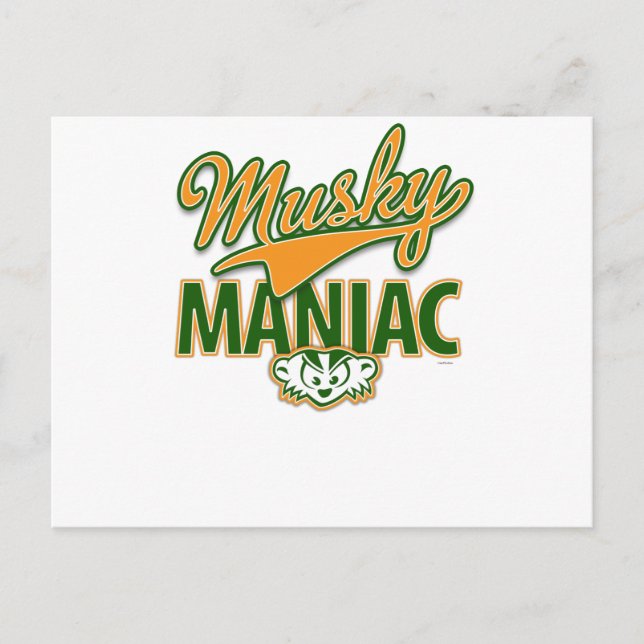 Carte Postale MadBadger MUSKY (Devant)