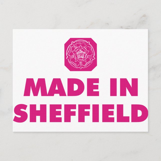 Carte Postale madeinsheffield (Devant)