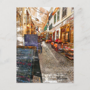 Carte Postale Madeira Eat Street- Le vrai Portugal