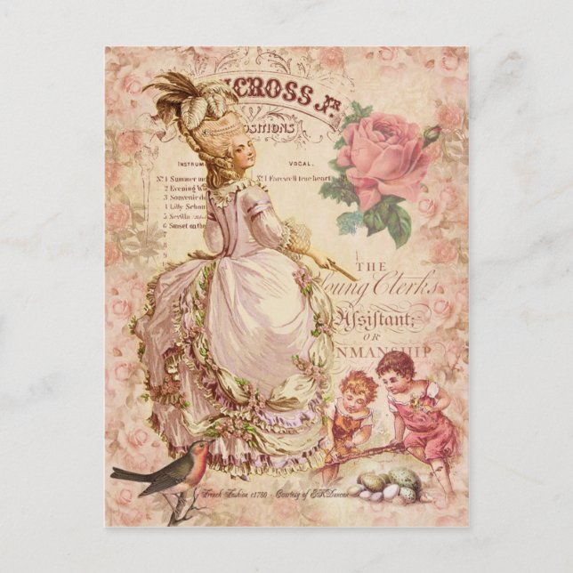 Carte Postale Mademoiselle Couture (Devant)