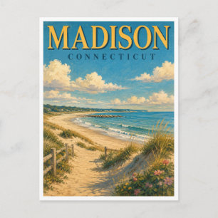 Carte Postale Madison Connecticut Hammonasset Beach GeoSaga