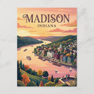 Carte Postale Madison États-Unis