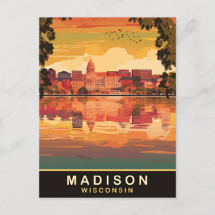Carte Postale Madison, Wisconsin