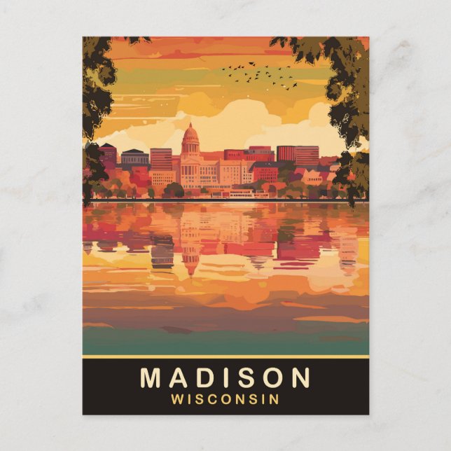 Carte Postale Madison, Wisconsin (Devant)