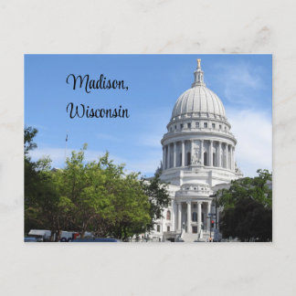 Carte Postale Madison, Wisconsin State Capitol