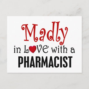 Carte Postale Madly En Amour Avec Un Pharmacien