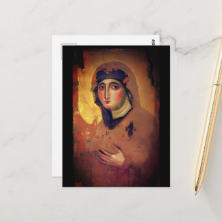 Carte Postale Madone du Rosaire - 6e siècle