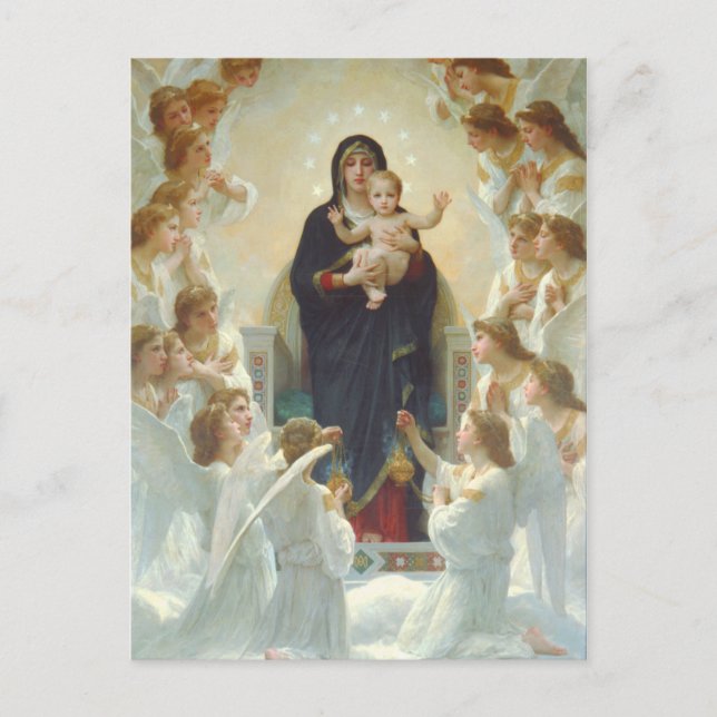 Carte Postale Madone et Enfant (Devant)