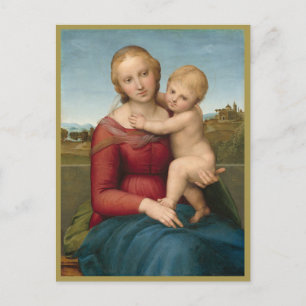 Carte Postale MADONE ET ENFANT v. 1505, Raphaël (1483–1520)