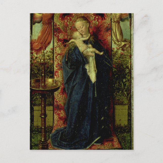 Carte Postale Madonna à la Fontaine, 1439 (Devant)