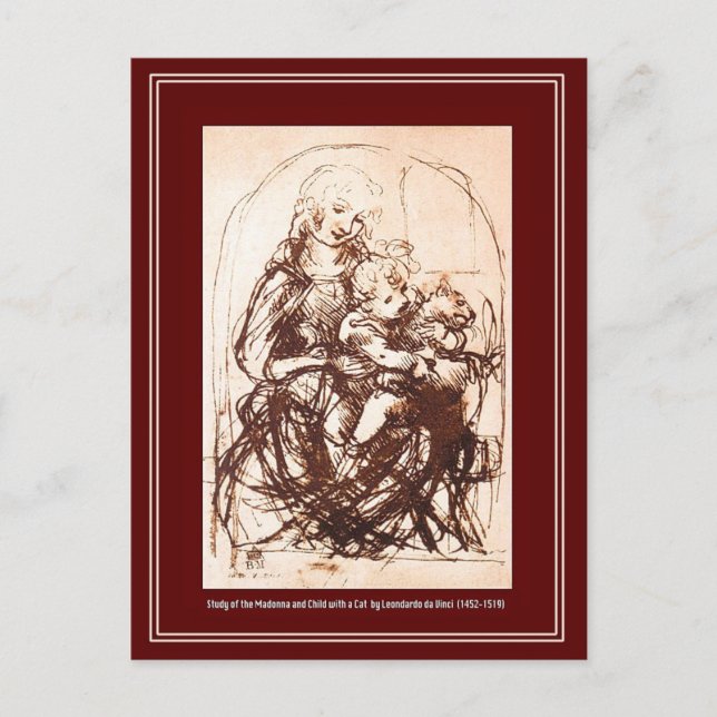 Carte postale : Madonna & Christ Child tenant un c (Devant)