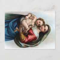 Carte postale Madonna de Raphael