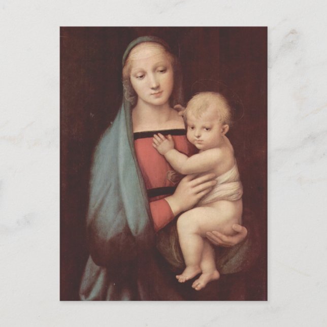 Carte Postale Madonna Del Granduca par Raphael (Devant)
