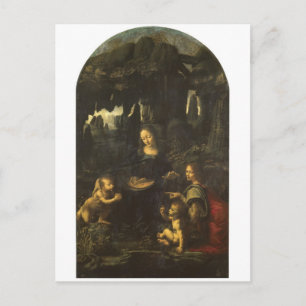 Carte Postale Madonna des roches par Leonardo da Vinci c.1483