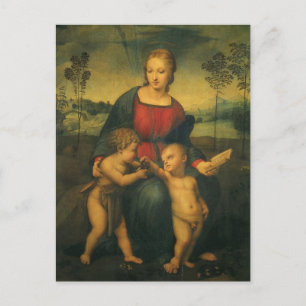 Carte Postale Madonna du Goldfinch par Raphael Sanzio
