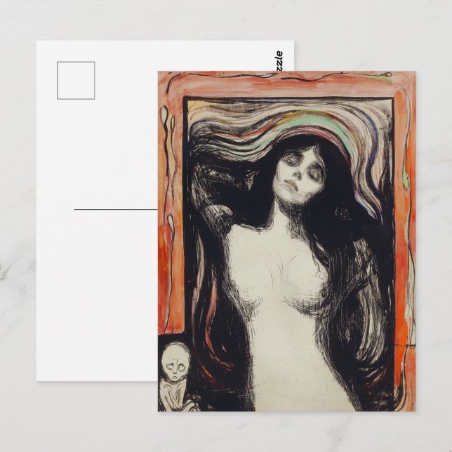 Carte Postale Madonna | Edvard Munch | (Devant / Derrière)