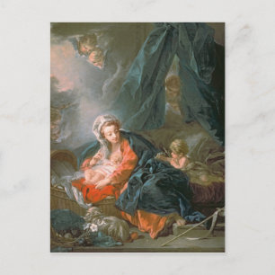 Carte Postale Madonna et Enfant, 18ème siècle