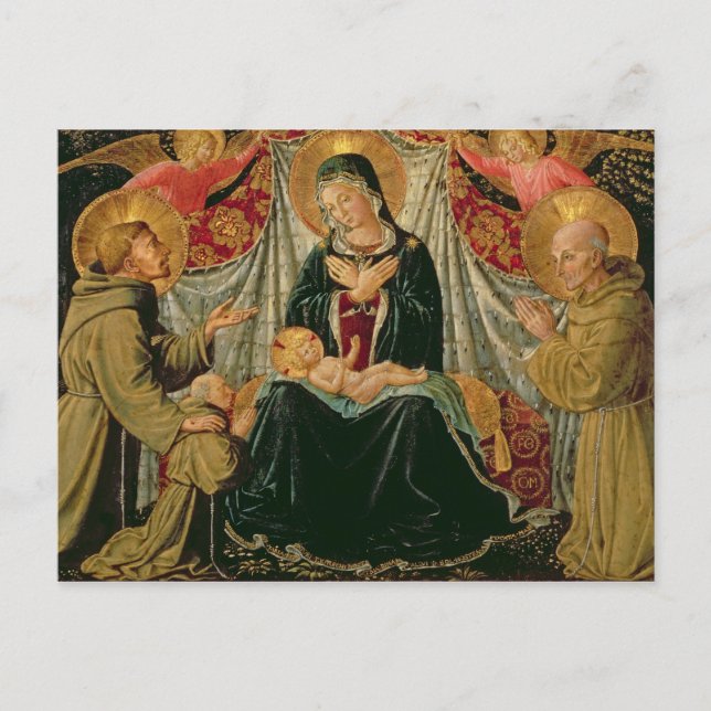 Carte Postale Madonna et Enfant 2 (Devant)