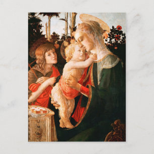 Carte Postale Madonna et Enfant avec Saint Jean le Baptiste