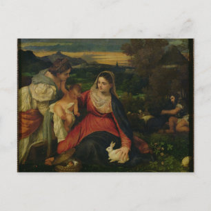Carte Postale Madonna et Enfant avec Sainte Catherine c. 1530