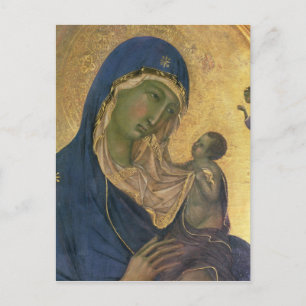 Carte Postale Madonna et Enfant avec SS. Dominic et Aurea