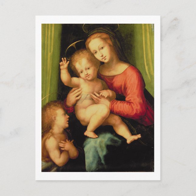 Carte Postale Madonna et Enfant avec St. John (Devant)