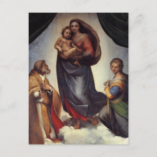 Carte Postale Madonna Fine Art de Raphael