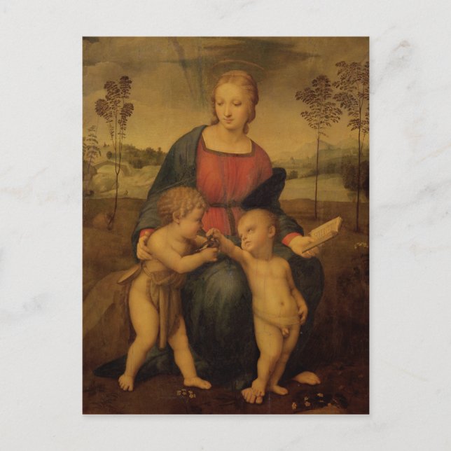 Carte Postale Madonna of the Goldfinch, c.1506 (Devant)