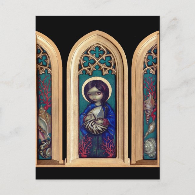 Carte postale "Madonna of the Shells" (Devant)