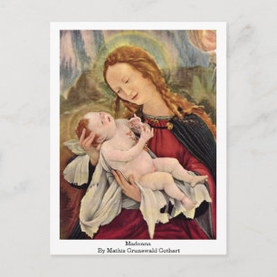 Carte Postale Madonna Par Mathis Grunewald Gothart
