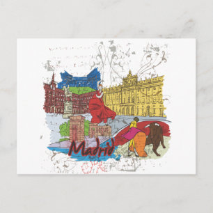 Carte Postale Madrid
