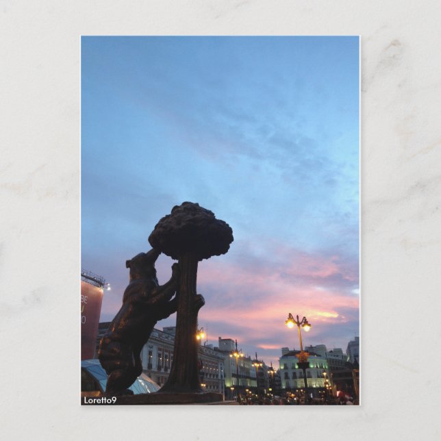 Carte Postale Madrid - El Oso y el Madroño (Devant)
