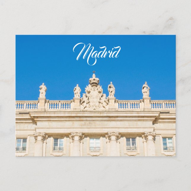 Carte Postale Madrid, Espagne (Devant)