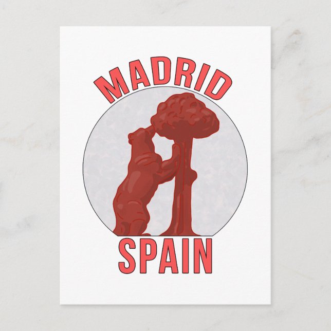 Carte Postale Madrid Espagne (Devant)