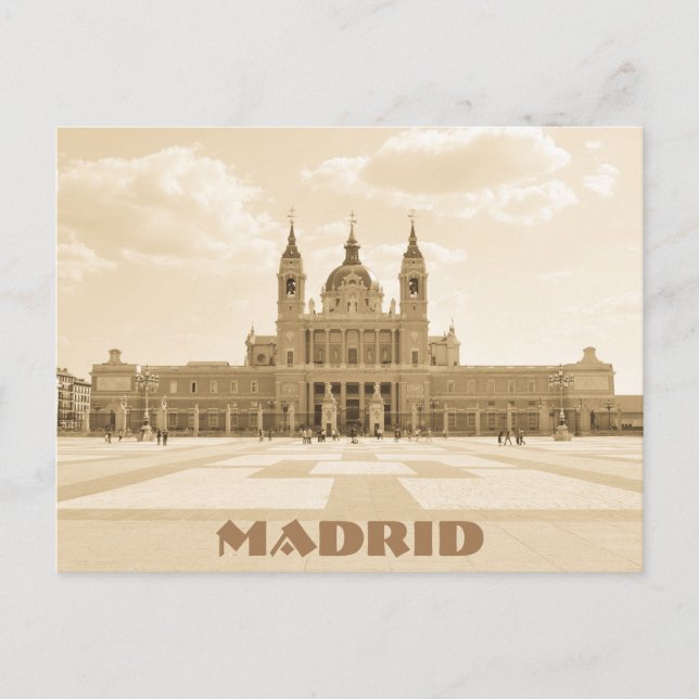 Carte Postale Madrid, Espagne (Devant)