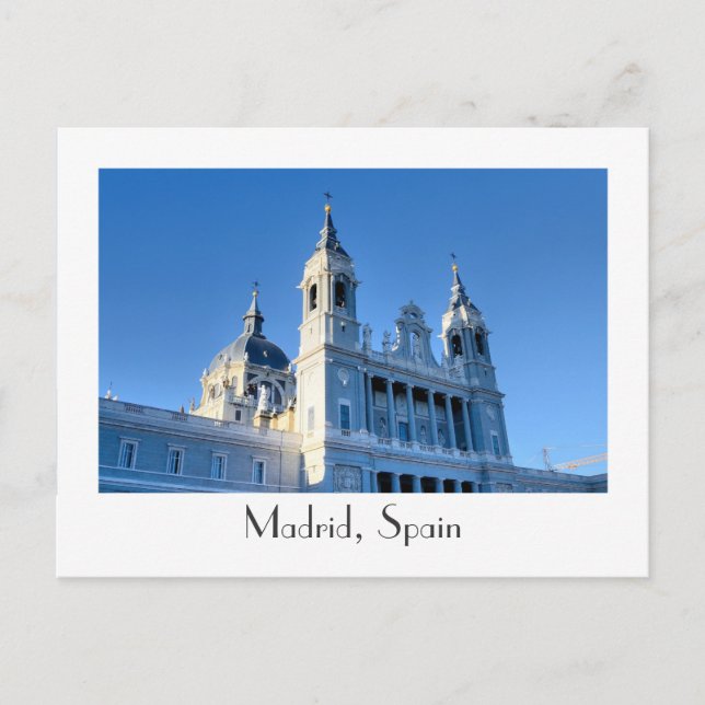 Carte postale Madrid, Espagne (Devant)