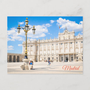 Carte Postale Madrid, Espagne