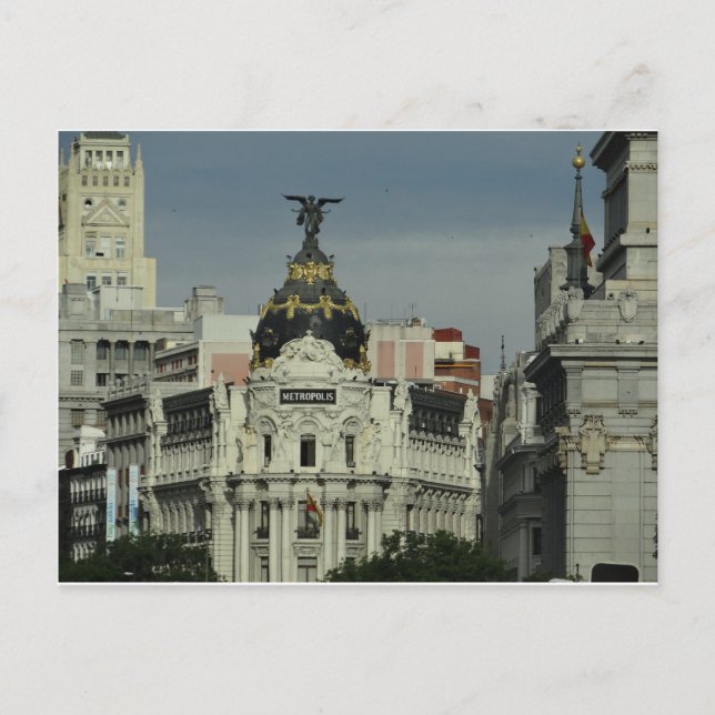Carte Postale Madrid Espagne (Devant)