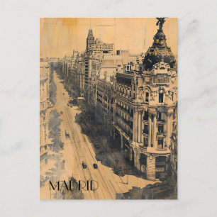 Carte Postale Madrid Espagne Voyages